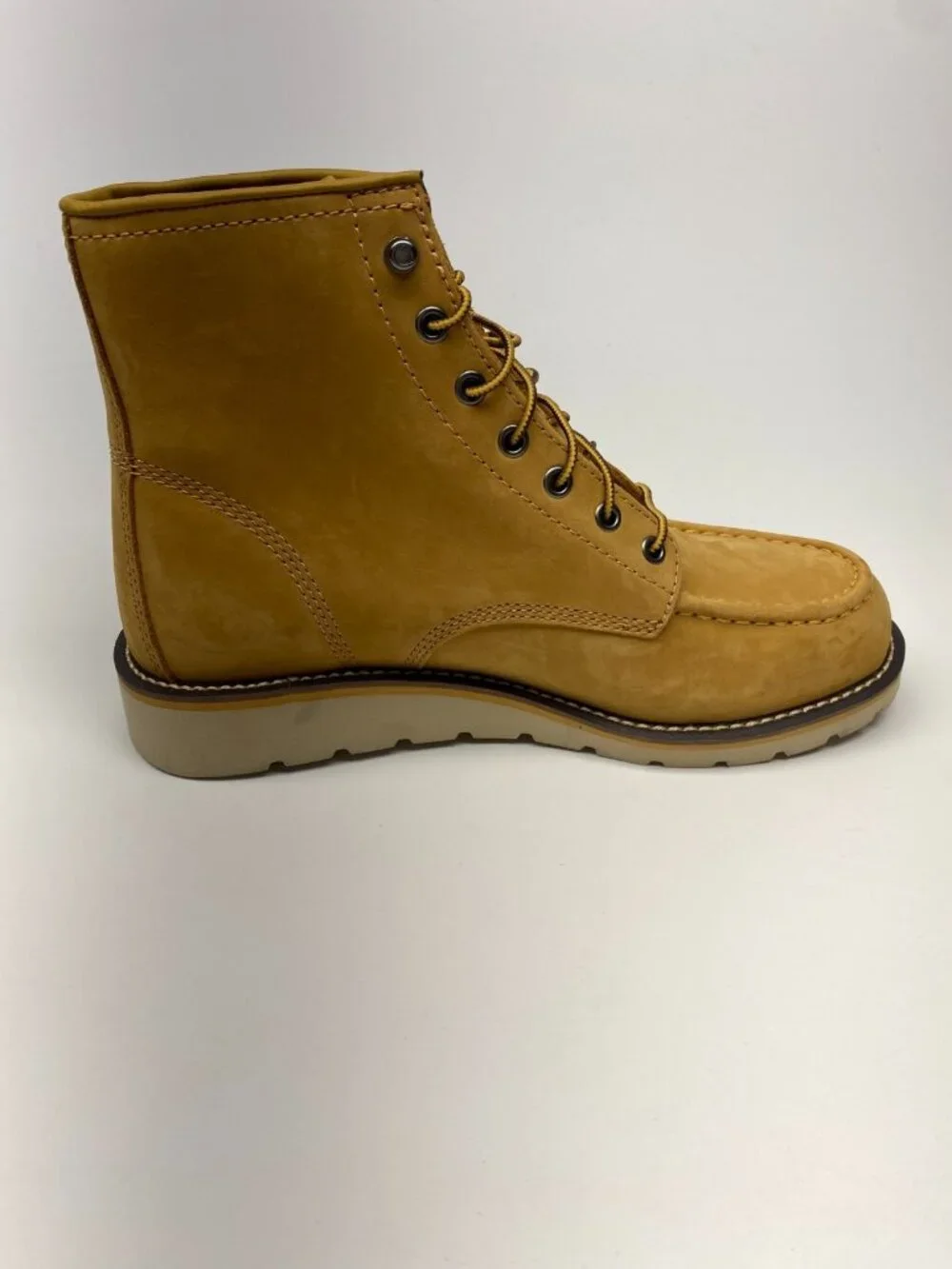 CARHARTT Men's Moc Wedge 6 Inch Work Boot Wheat FW6076 Sz 10